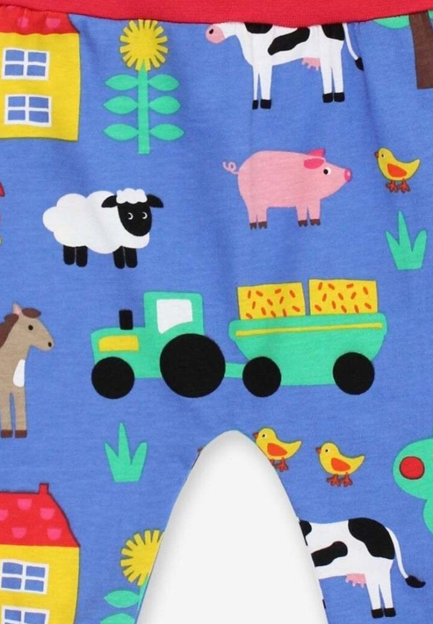 Babyhose aus Bio Baumwolle mit Bauernhof Print - Toby Tiger GmbH