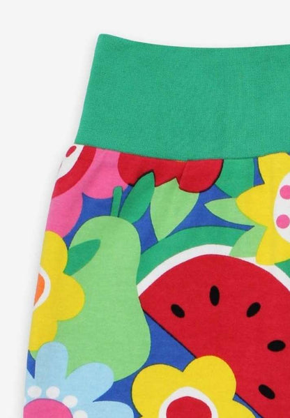 Babyhose, Bio Baumwolle mit Obstblumenprint - Toby Tiger GmbH