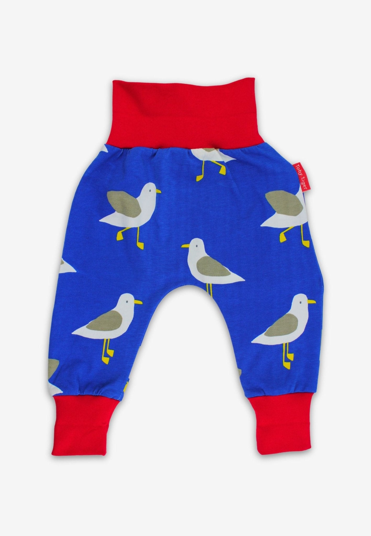 Bio - Baumwoll Kinder Schlupfhose mit Möwentanz - Druck - Toby Tiger GmbH
