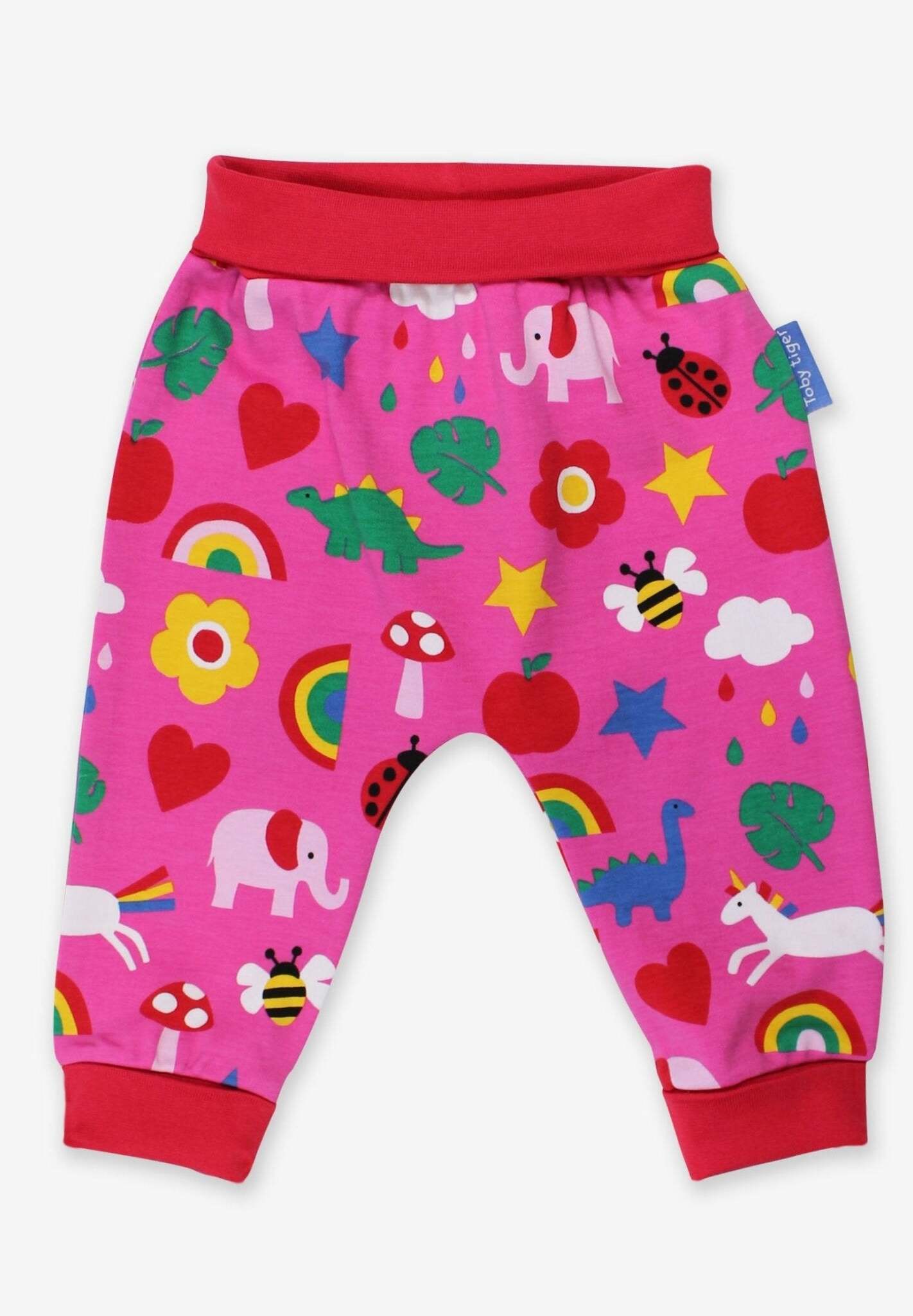 Babyhose mit farbenfrohem Print aus Bio Baumwolle - Toby Tiger GmbH