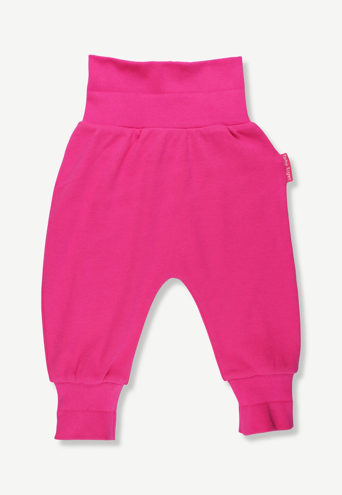 Organic Cotton Kids' Pull-On Pants in Pink