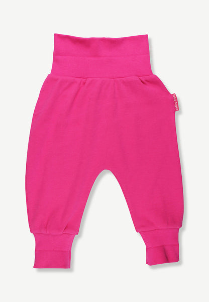 Organic Cotton Kids' Pull-On Pants in Pink