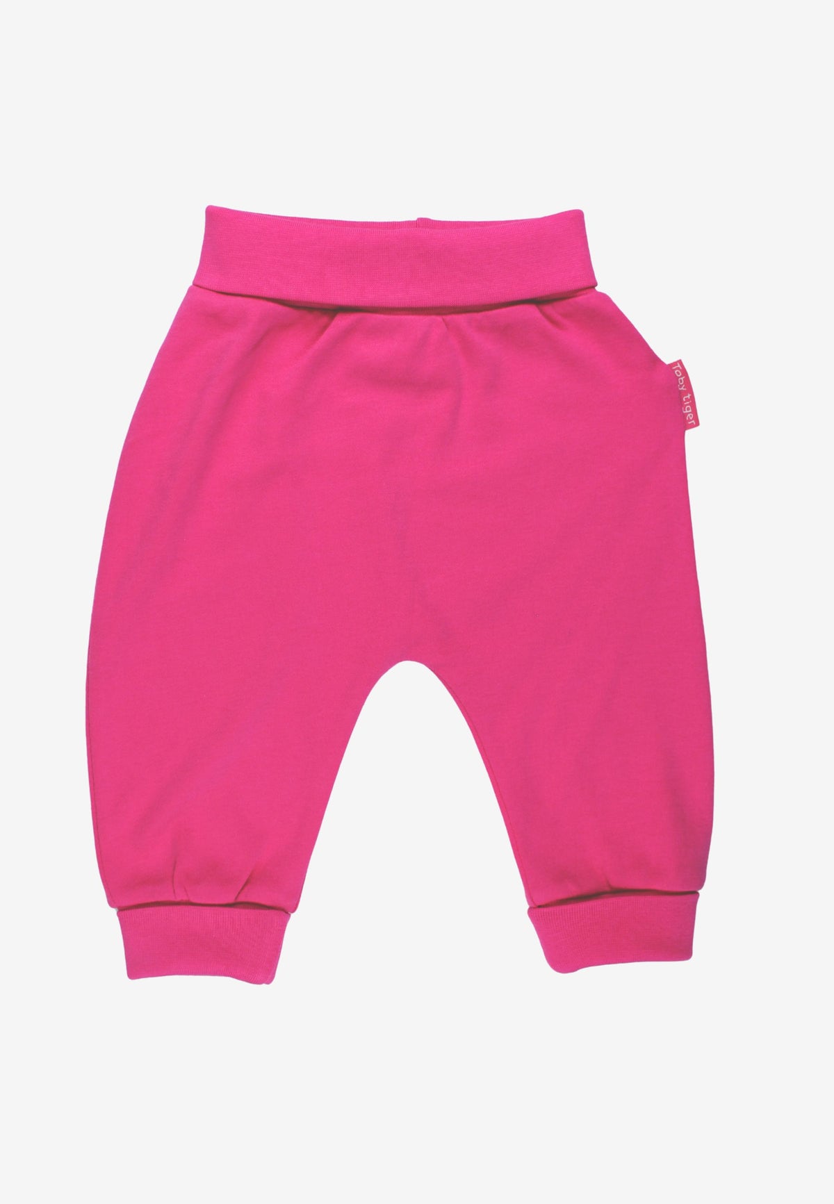 Organic Cotton Kids' Pull-On Pants in Pink