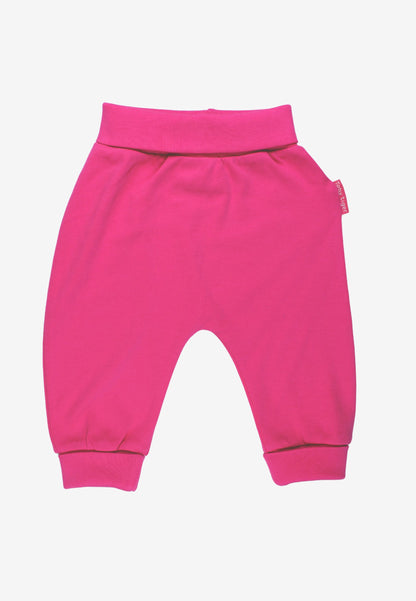 Organic Cotton Kids' Pull-On Pants in Pink