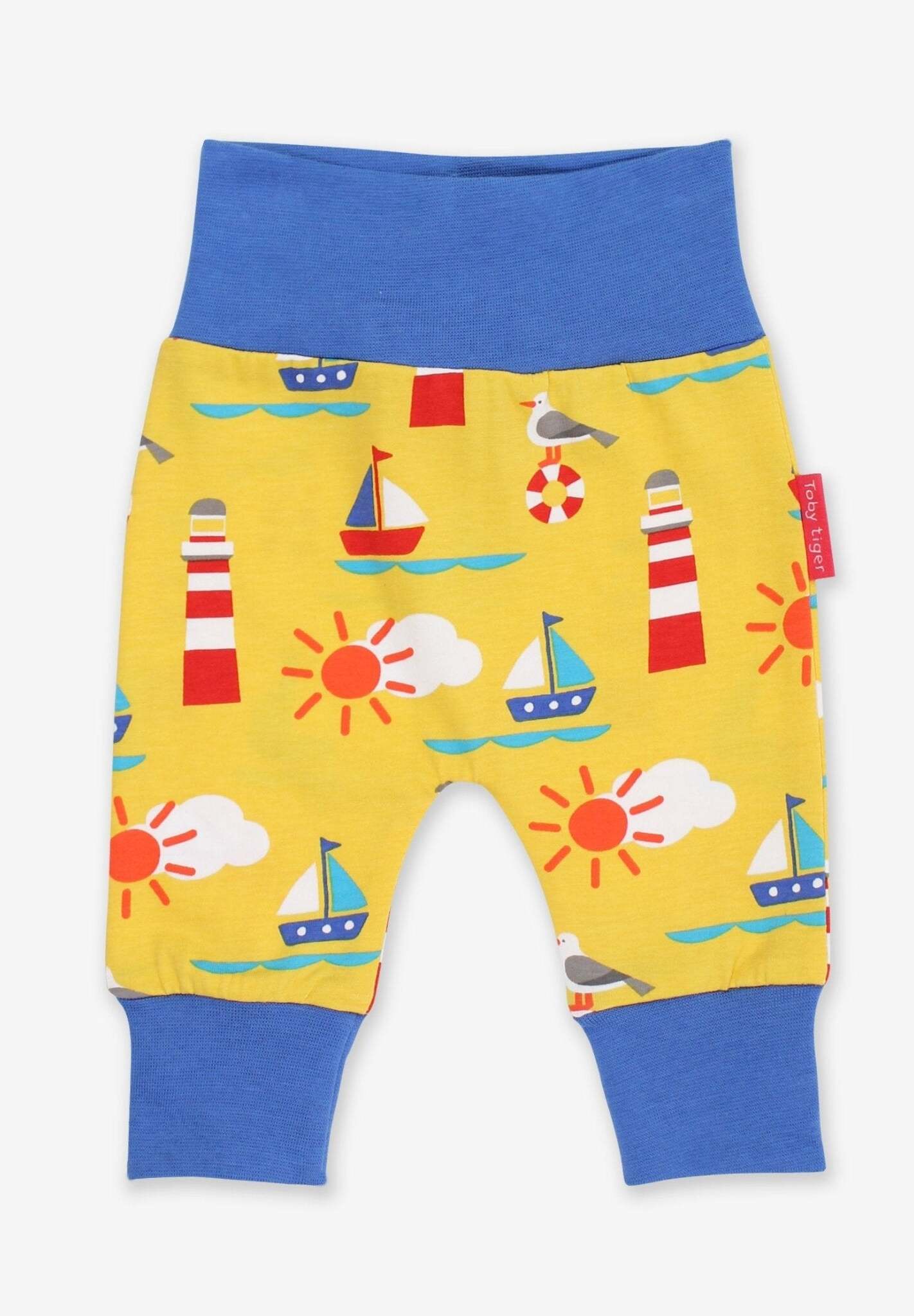 Babyhose aus Bio Baumwolle mit maritimem Print - Toby Tiger GmbH