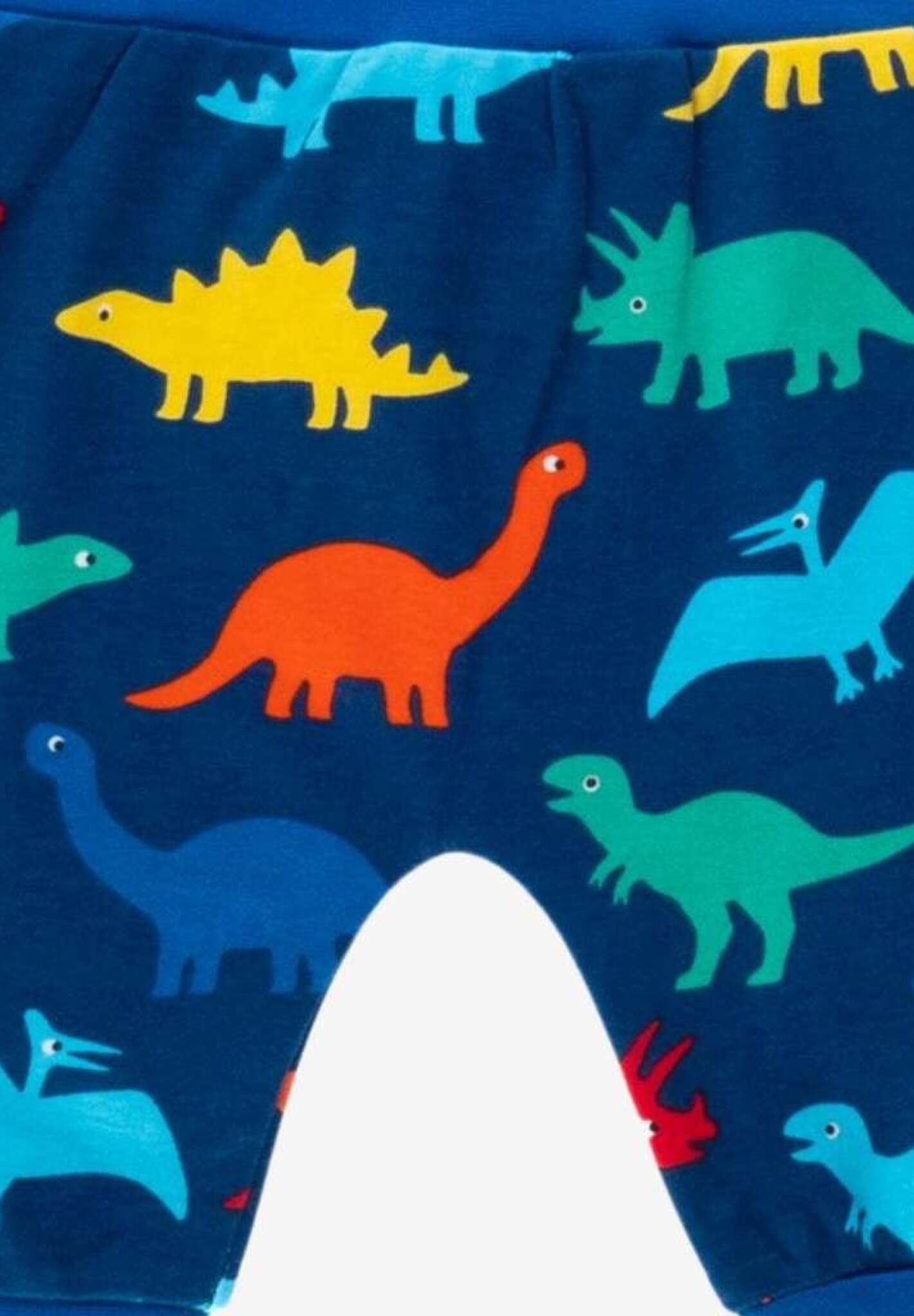 Bio "Baumwoll - Yoga Pants" mit buntem Regenbogen Dinosaurier Aufdruck - Toby Tiger GmbH