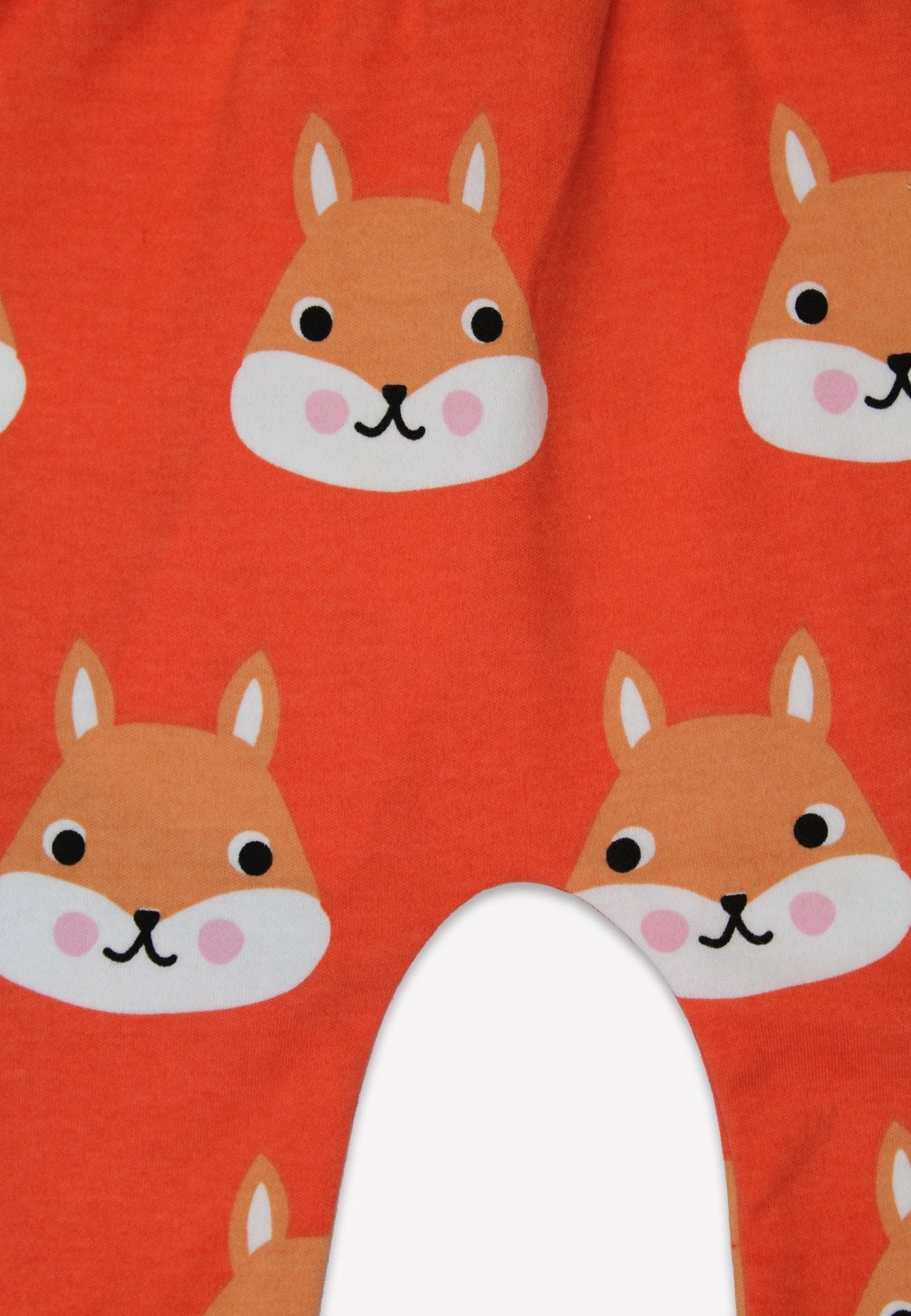 Bio-Baumwoll Kinder Schlupfhose mit Eichhörnchen-Druck