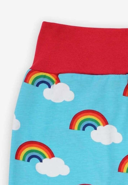 Babyhose aus Bio Baumwolle mit Regenbogen Print - Toby Tiger GmbH