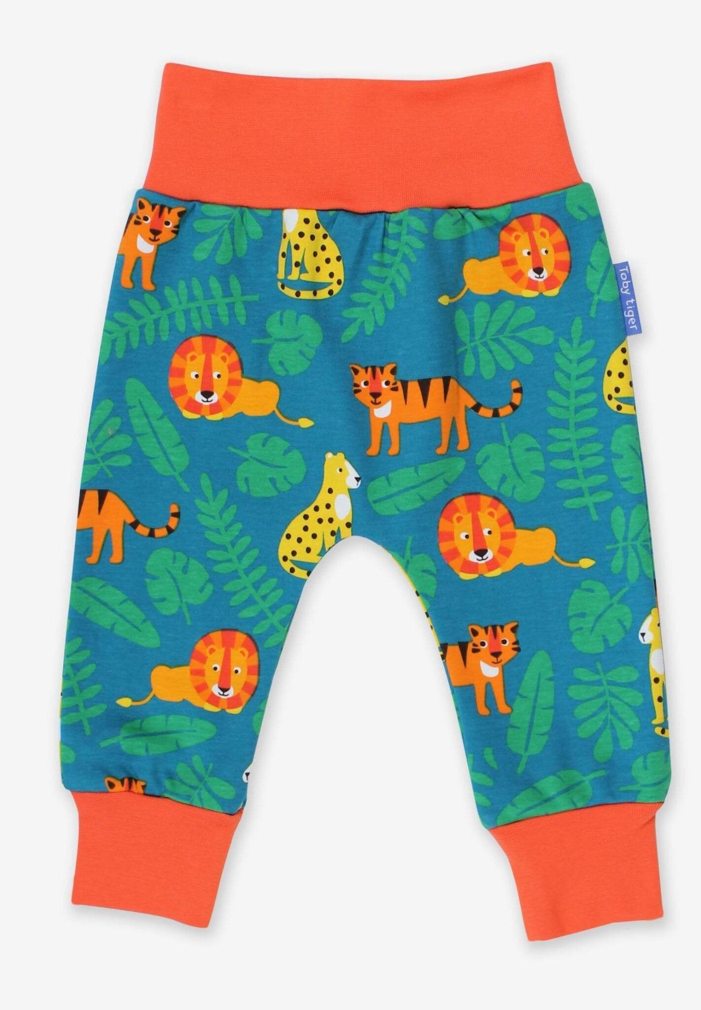 Babyhose mit Raubkatzen Print aus Bio Baumwolle - Toby Tiger GmbH