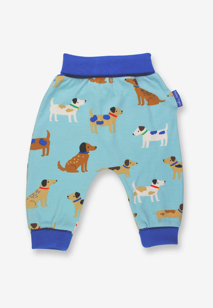 Bio-Baumwoll Kinder Schlupfhose mit Hunde-Druck