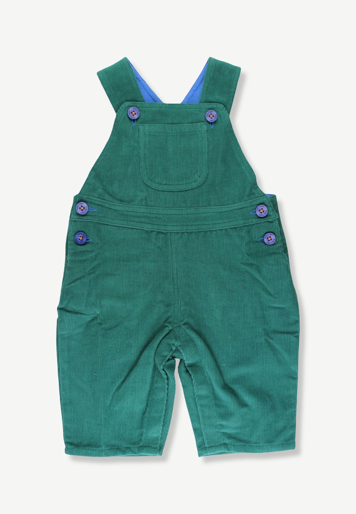 Bio-Baumwoll Kinder Cord-Latzhose in Grün