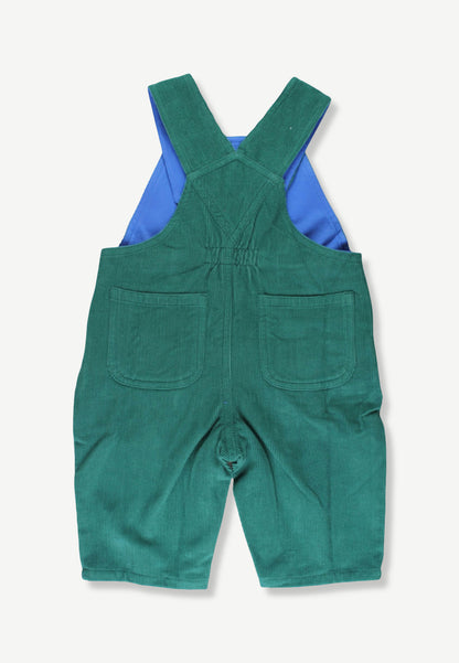 Bio-Baumwoll Kinder Cord-Latzhose in Grün