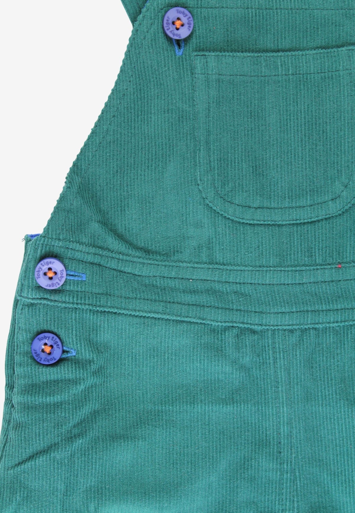 Bio-Baumwoll Kinder Cord-Latzhose in Grün
