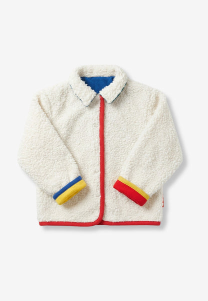 Organic Cotton Reversible Sherpa-Style Kids' Jacket