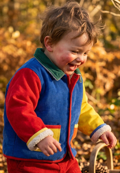 Organic Cotton Reversible Sherpa-Style Kids' Jacket