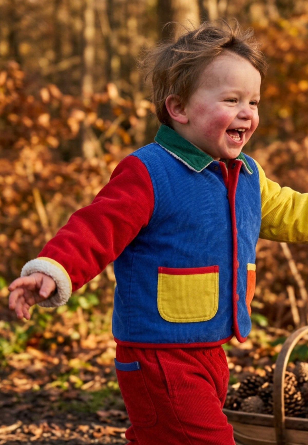 Organic Cotton Reversible Sherpa-Style Kids' Jacket