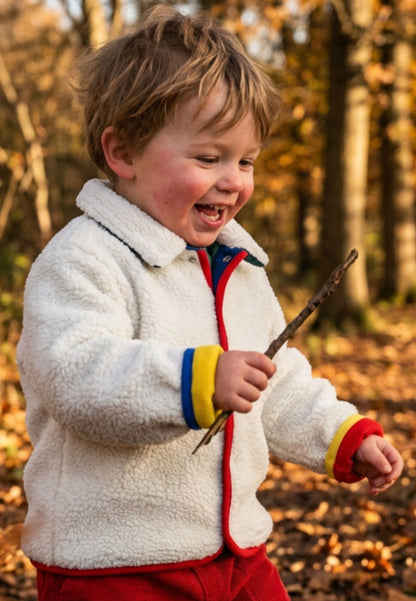 Organic Cotton Reversible Sherpa-Style Kids' Jacket