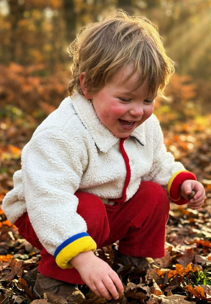 Organic Cotton Reversible Sherpa-Style Kids' Jacket