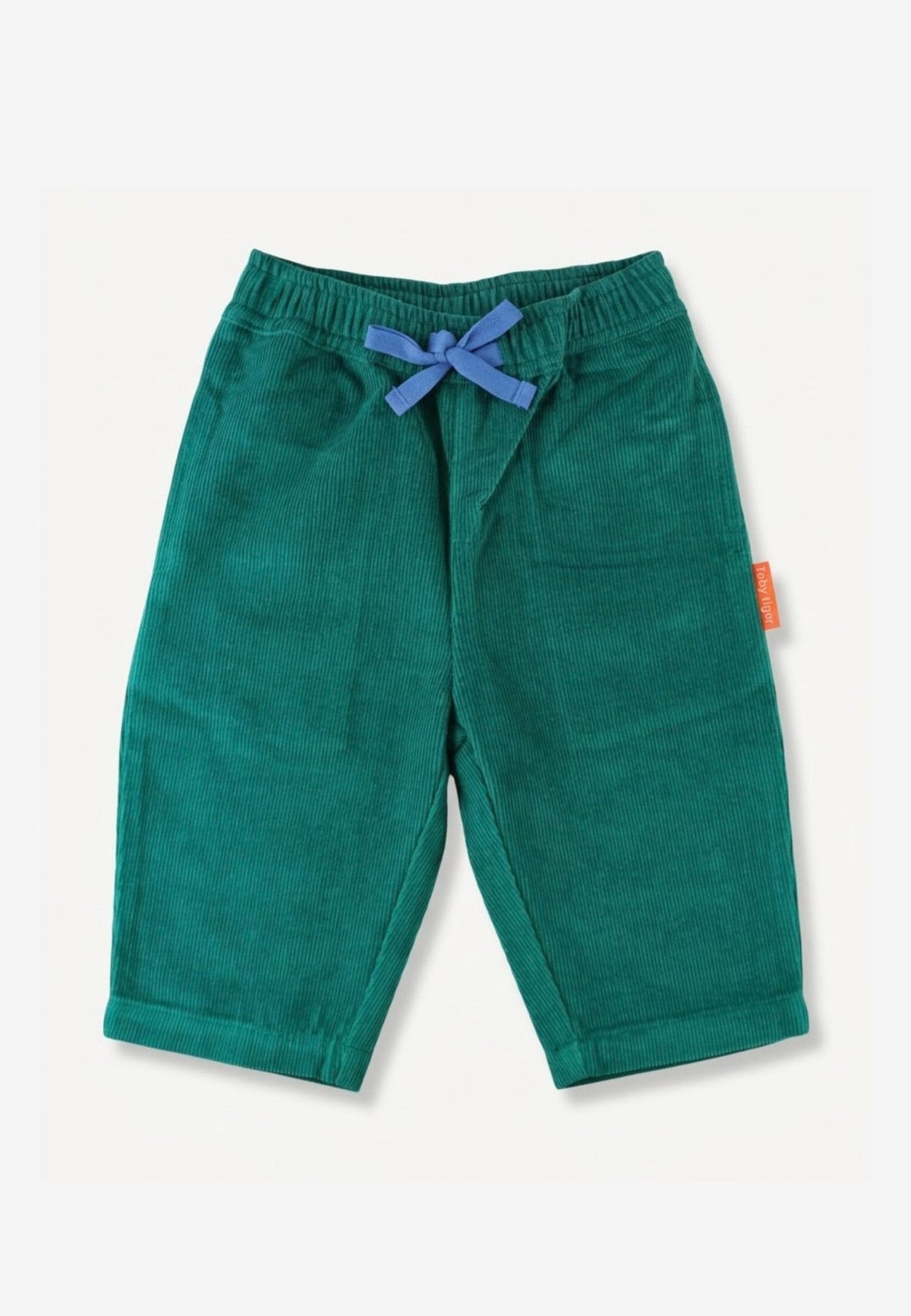Bio-Baumwoll Kinder Cordhose in Grün