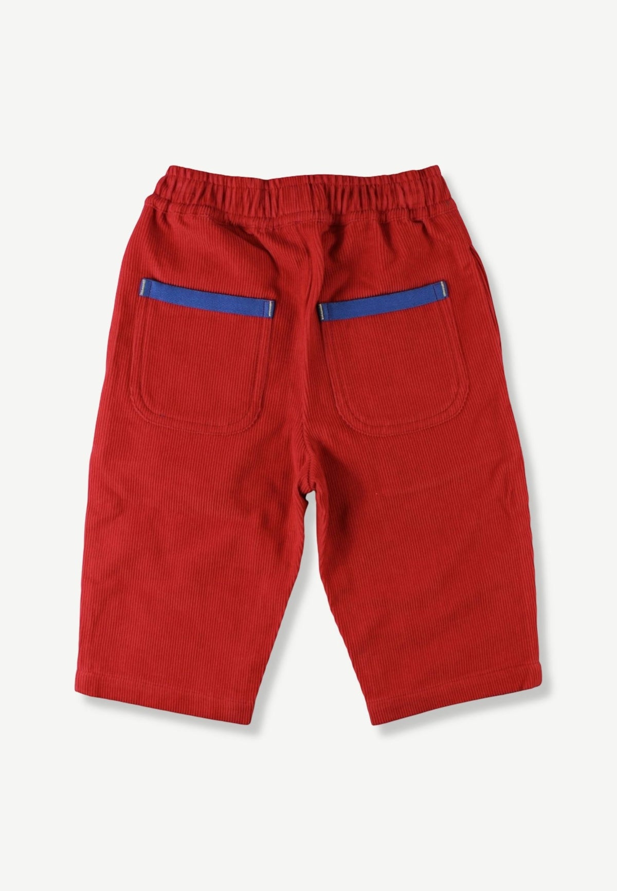 Bio-Baumwoll Kinder Cordhose in Rot