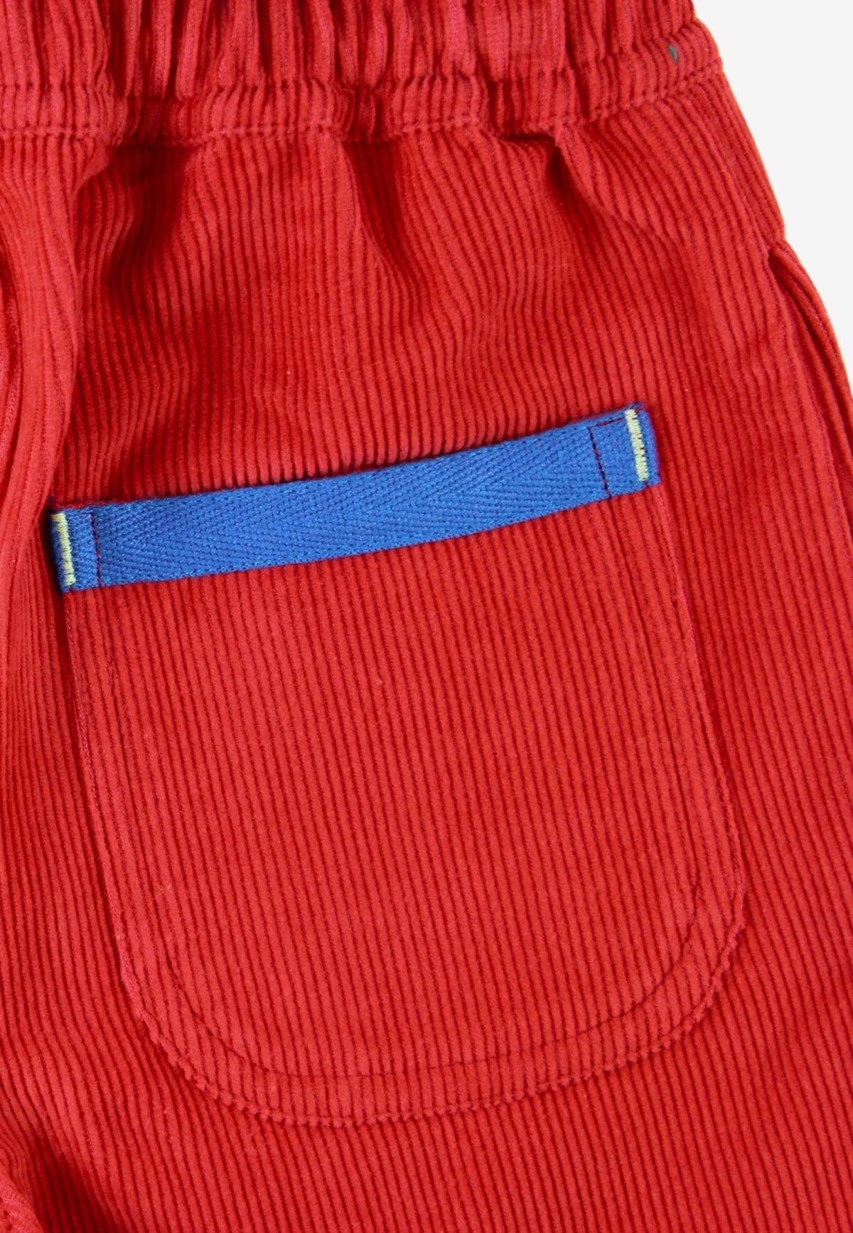 Bio-Baumwoll Kinder Cordhose in Rot