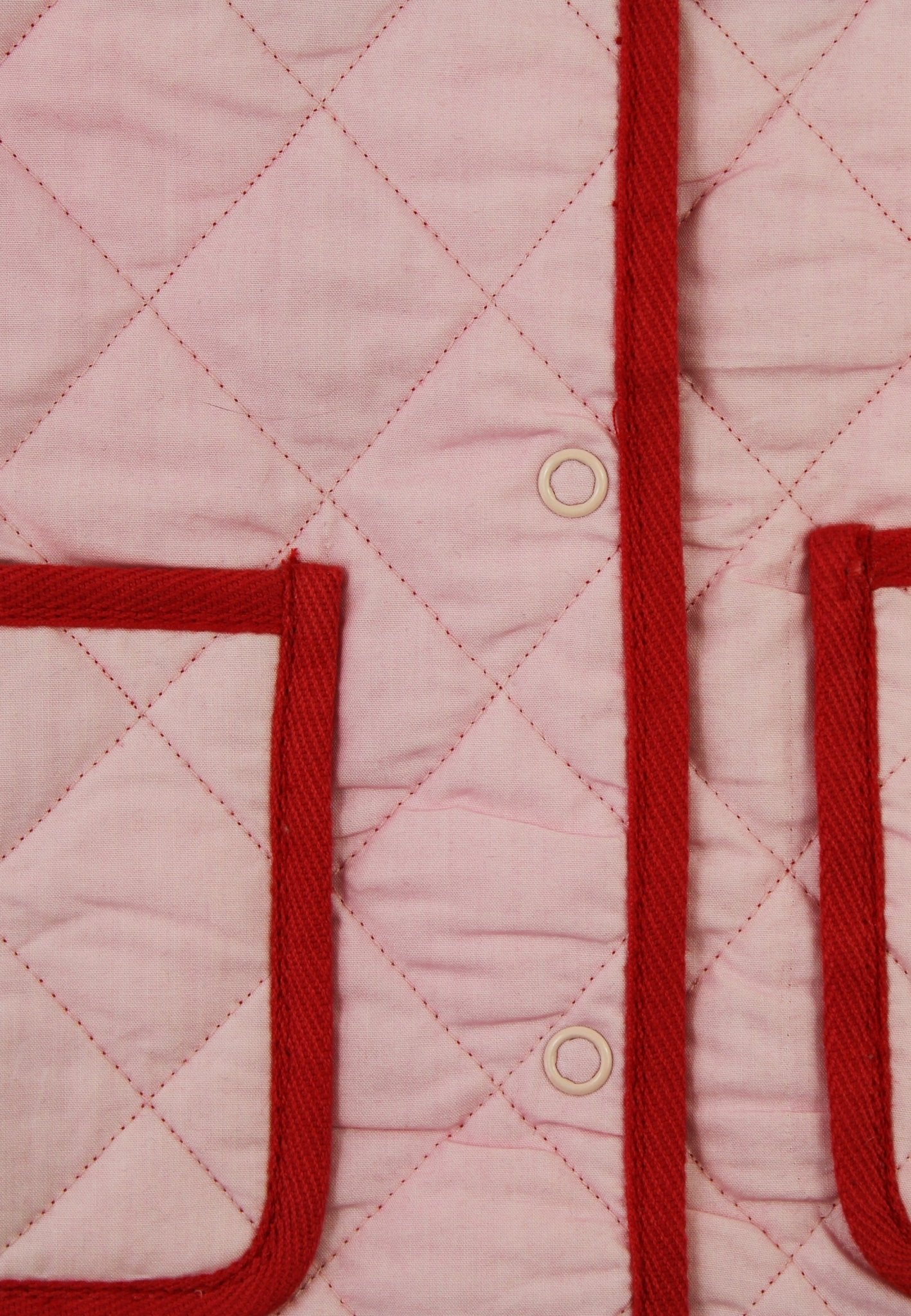 Bio - Baumwoll Kinder Jacke zum Wenden mit rotem großkarierten - Muster - Toby Tiger GmbH