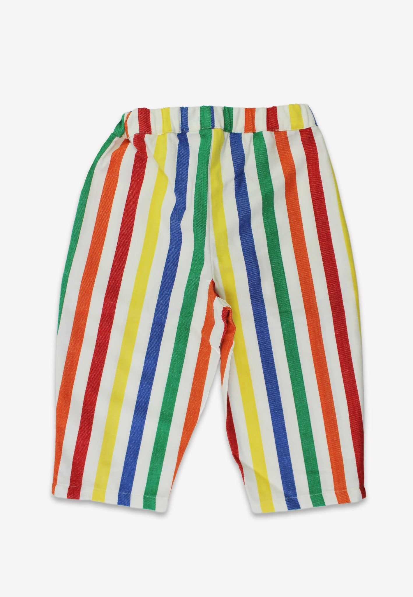 Bio - Baumwoll Kinder Hose mit bunten Streifen - Toby Tiger GmbH