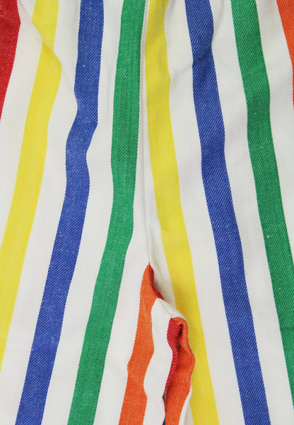Bio - Baumwoll Kinder Hose mit bunten Streifen - Toby Tiger GmbH