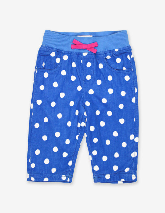 Blue Dot Baby Trousers