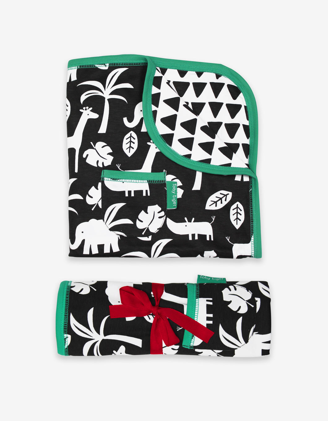 Organic Black Jungle Blanket