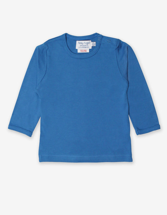 Organic Blue Basic T-Shirt