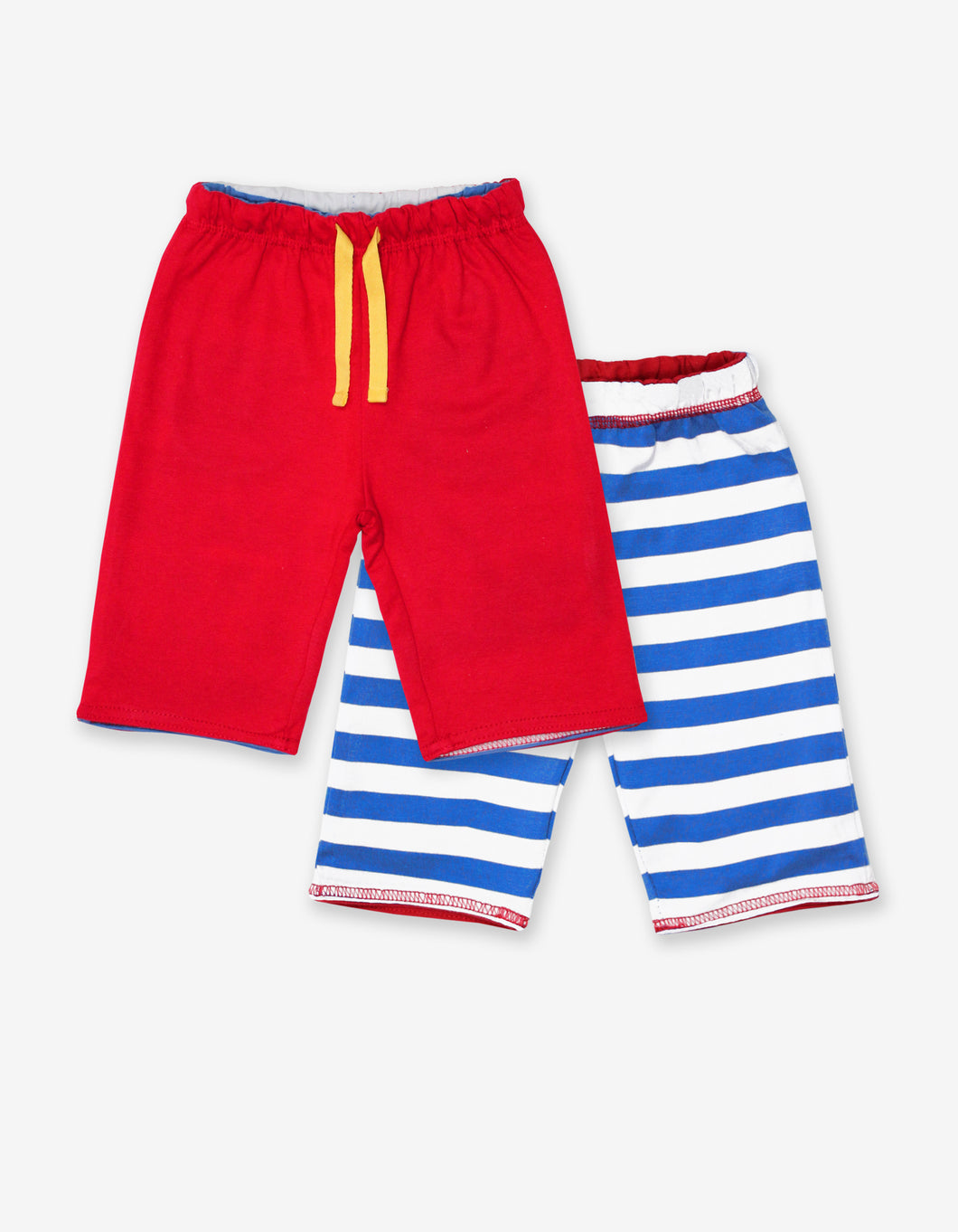 Organic Breton Stripe Reversible Trousers