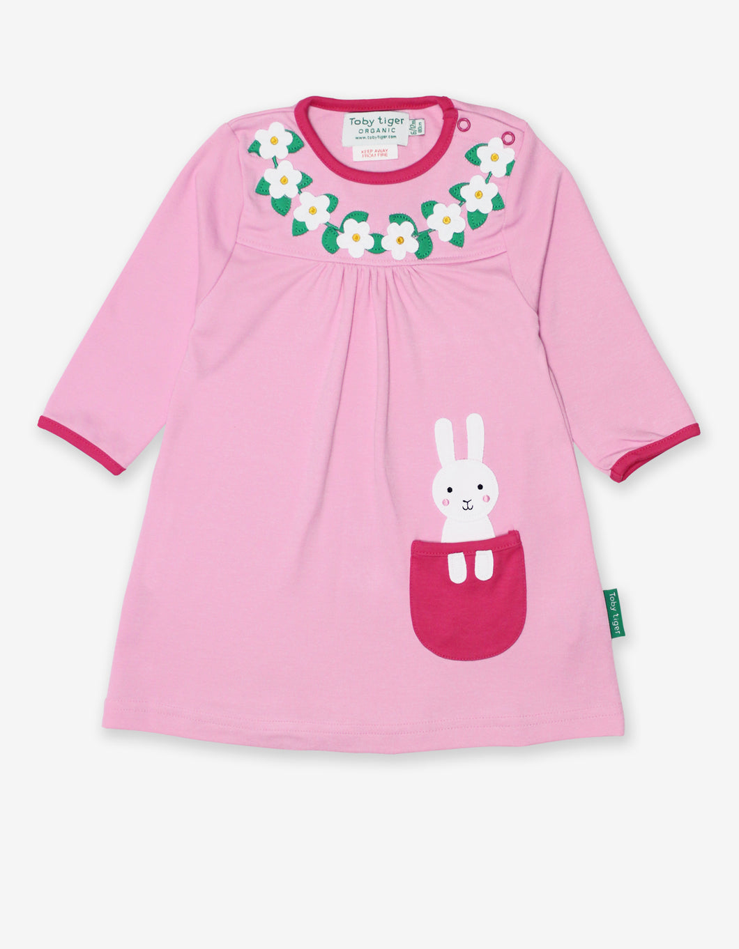 Organic Bunny Applique Dress