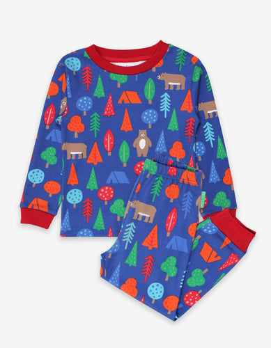 Organic Camping Bear Print Pyjamas