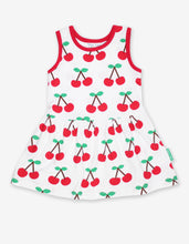 Laden Sie das Bild in den Galerie-Viewer, Organic Cherry Print Summer Dress
