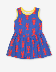 Organic Lobster Print Summer Dress