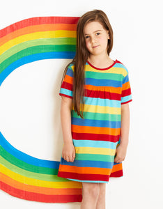Organic Multi Stripe Dress