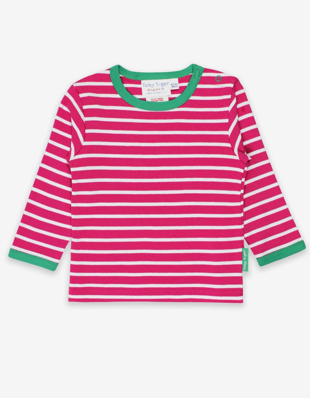 Organic Pink Breton T-Shirt