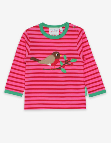 Organic Robin Applique T-Shirt