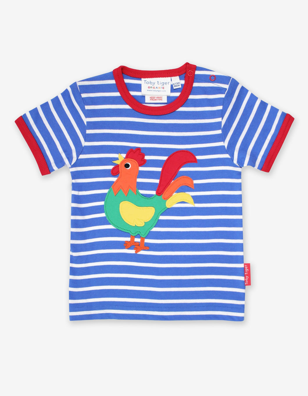 Organic Cockerel Applique T-Shirt