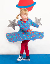 Laden Sie das Bild in den Galerie-Viewer, Organic Space Print Skater Dress
