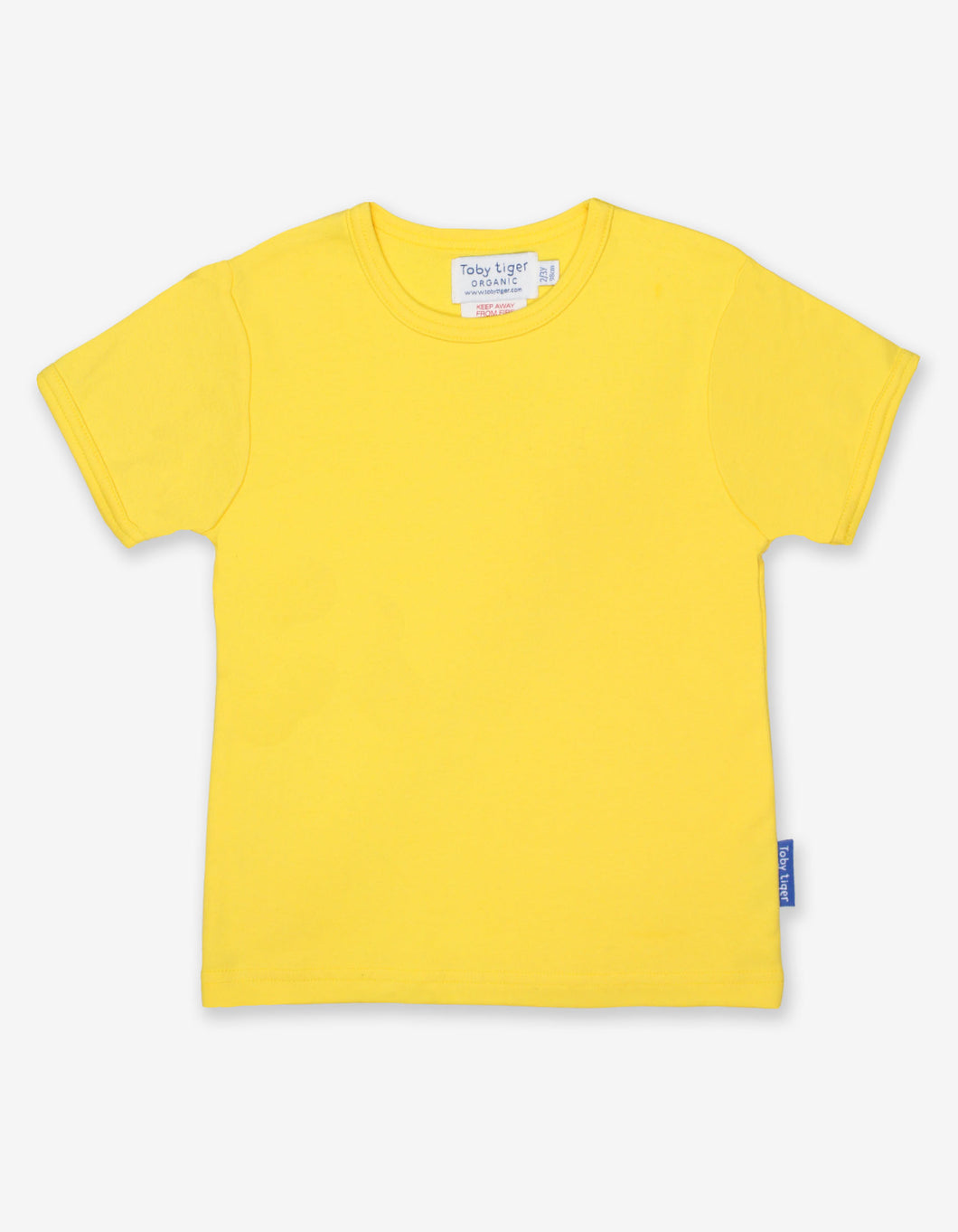 Organic Yellow Basic T-Shirt
