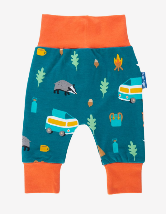 Organic cotton "Yoga Pants" with camper print