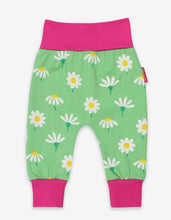 Load image into Gallery viewer, Baby pants, daisy application, organic cotton
