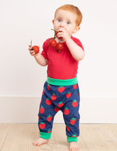 Load image into Gallery viewer, Baby trousers, tomato application, organic cotton

