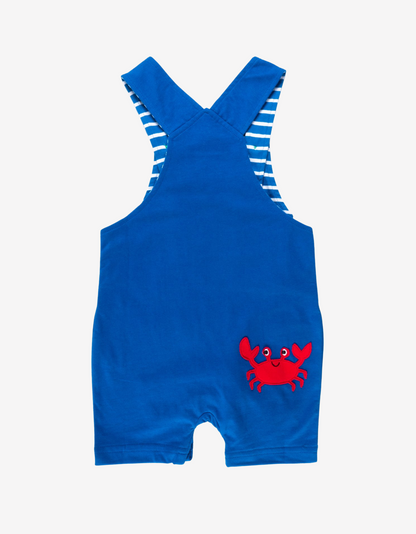Dungarees with organic turtle pattern