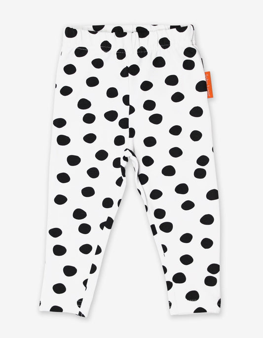 Bio Leggings mit schwarzen Punkten - Toby Tiger GmbH