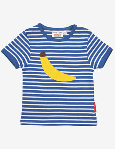 Bio Kurzarmshirt mit Bananen Applikationen