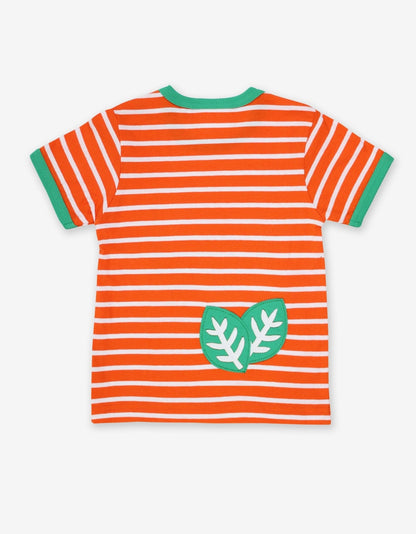T-Shirt aus Bio Baumwolle mit Grashüpfer Applikation - Toby Tiger GmbH