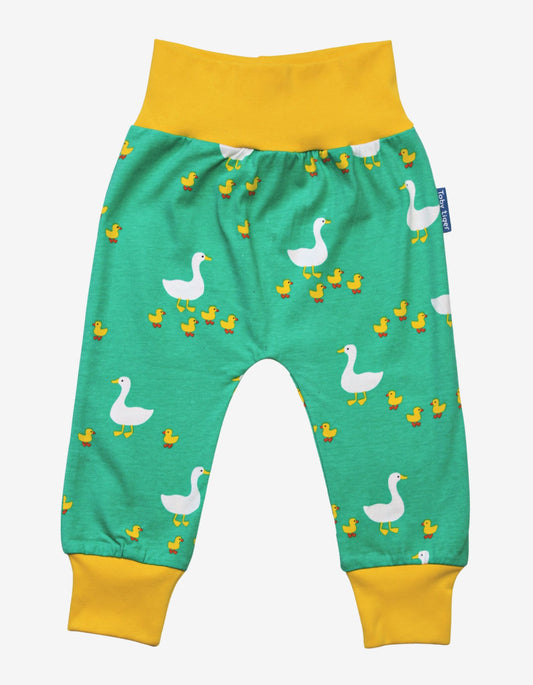 Organic cotton "Yoga Pants" with duck print